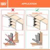 TOUCH Cabinet Hinges (1 Pair, 2 PCS) Frameless 165 Degree