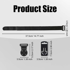 Multimeter Magnetic Hanging Strap, Adjustable Multimeter Magnet Holder Multimeter Magnetic Strap for Fluke Digital Multimeter Multimeter Hanging Kit for Fluke Meters