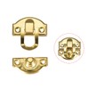 sourcing map Box Latch, Retro Style Small Size Golden Decorative