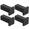 SAYAYO Modern Black Coat Hooks for Wall, Robe Hooks Towel