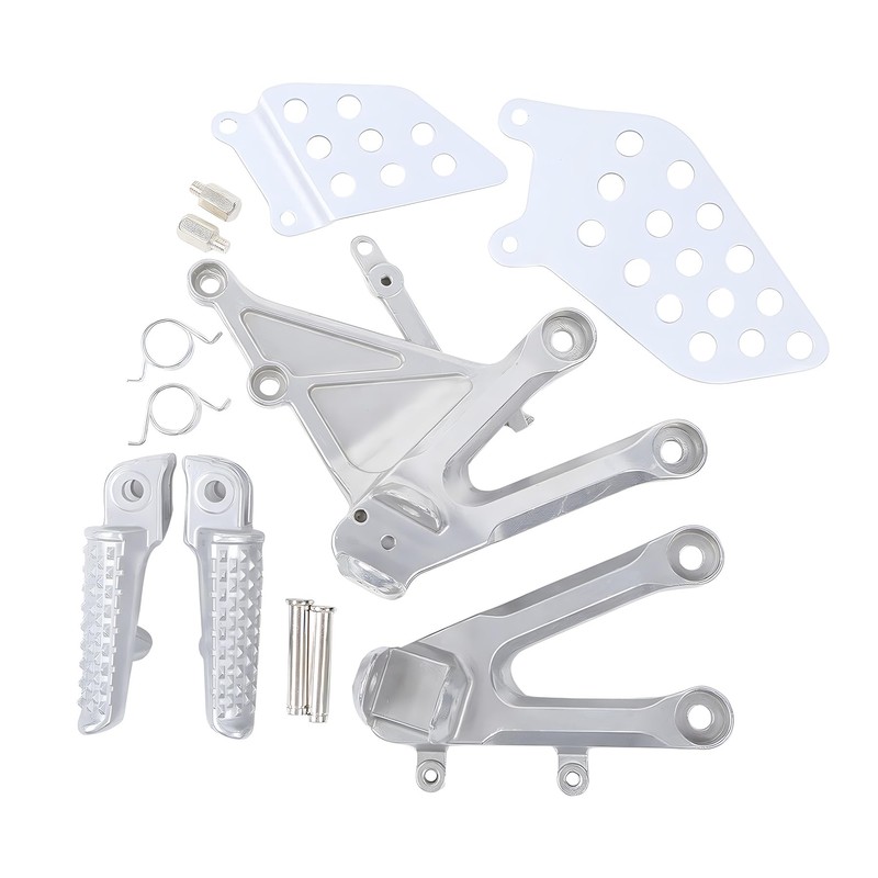 Motorcycle Front Rider Footrest Foot Pegs Bracket Set for Honda