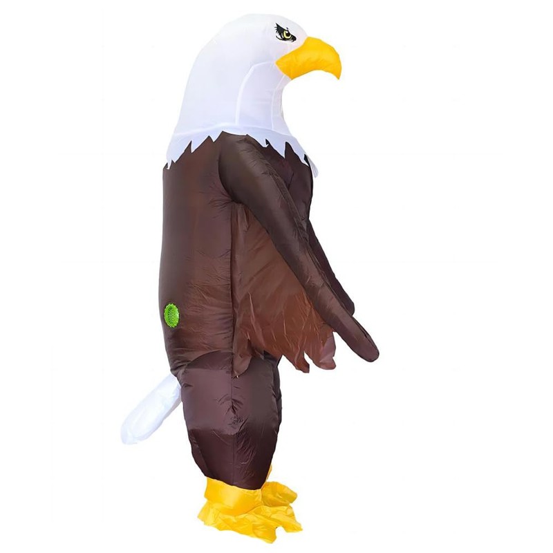 Inflatable Bald Eagle Costume for Adult Blow up Eagle Mascot