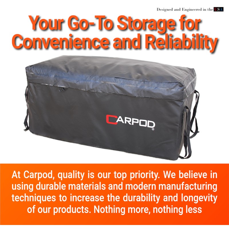 Carpod Waterproof Cargo Carrier Bag. Heavy Duty UV Protected Triple