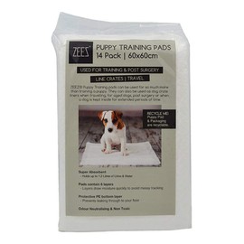 ZEEZ Puppy Training Pads 60x60cm 14pk,