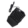 One Handed Gaming Keyboard USB Wired RGB Backlit 35 Keys