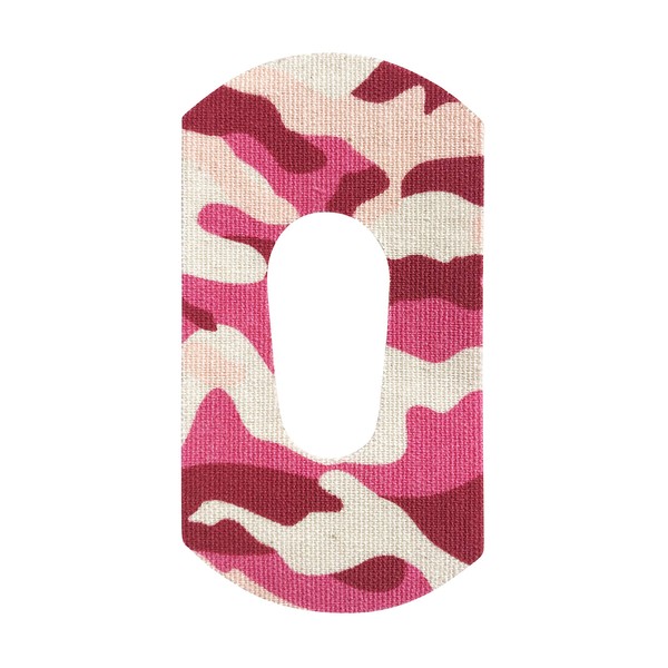 RockaDex Adhesive Patch for Dexcom CGM G6 10 Pack (Pink Camo)