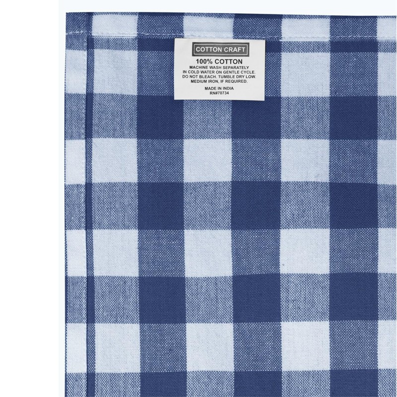 COTTON CRAFT Café Curtains - Tier Window Treatment Curtains -