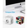 JSVER Power Strip 3 m Cube Multiple Socket 3 Compartments