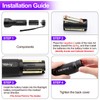 Vansky Black Light UV Flashlight, Upgraded 51 LED 395nm Blacklight