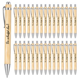 Tenare 30 Thank You Gifts for Colleagues Wooden Ballpoint Pen You Create The Gift Motivation Pen Lucky Pen Courage Gift Christmas Farewell Gift for Colleagues Employees Students