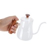 Coffee Kettle Pour Over High Borosilicate Glass Heat Resistant Round