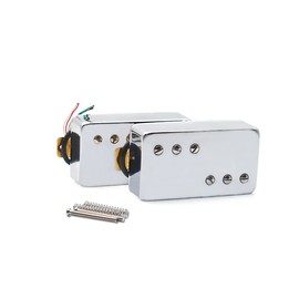 SHENGSUI Ceramic Humbucker Double Coil Pickups Bridge 52mm Pickup with LP Style Electric Guitar Parts Chrome