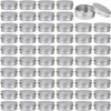 Lip Balm Containers – 20-Pack 15ml Silver Aluminum Tins with