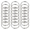 Book Rings, Pack of 50 Metal Rings Loose Leaf Book