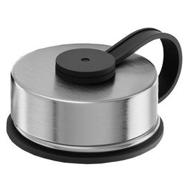 BeMaxx Drinking cap replacement lid for Wide Mouth ACTIVE FLASK drinking bottles any size (950ml, 680ml, 530ml, 410ml) | BPA free leak proof drinking sport cycling - Stainless Steel Lid Wide Mouth