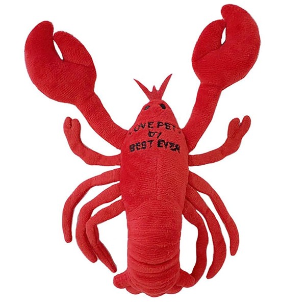 LOVE PETS by BESTEVER Lobster Dog Toy, Pet Toy, Kasha, Squishy Sound, Stress Relief, Play Together, Spiny Lobster, Ebi Shrimp, Best Ever Japan