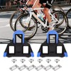 Chooee Bicycle Cleats Compatible with Shimano SPD-SL SM-SH12 Blue Cleats
