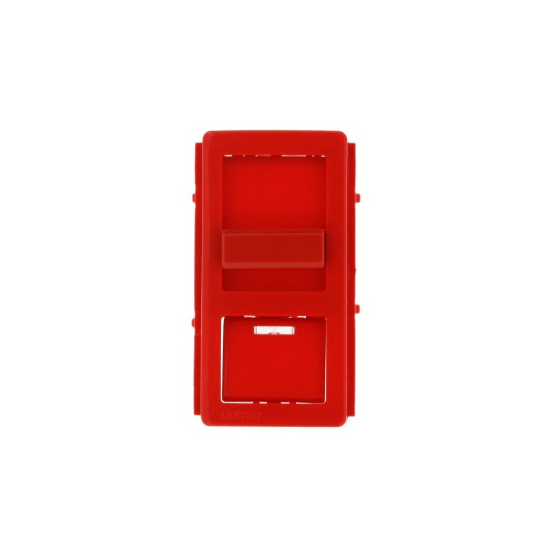 Leviton IllumaTech Dimmer Switch Faceplate with Locator Light, IPKIT-R, Red