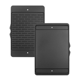 7598 Grill Griddle for Weber Spirit 300 Series Spirit E310 S-310 E-315 S-315 E-320 S-320 E-330 S-330 Spirit II E310 S-310Grill, Reversible Replacement Cast Iron Griddle Double Sided