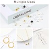 1800Pcs Jewelry Beads Making Set, Silver & Gold Round Spacer