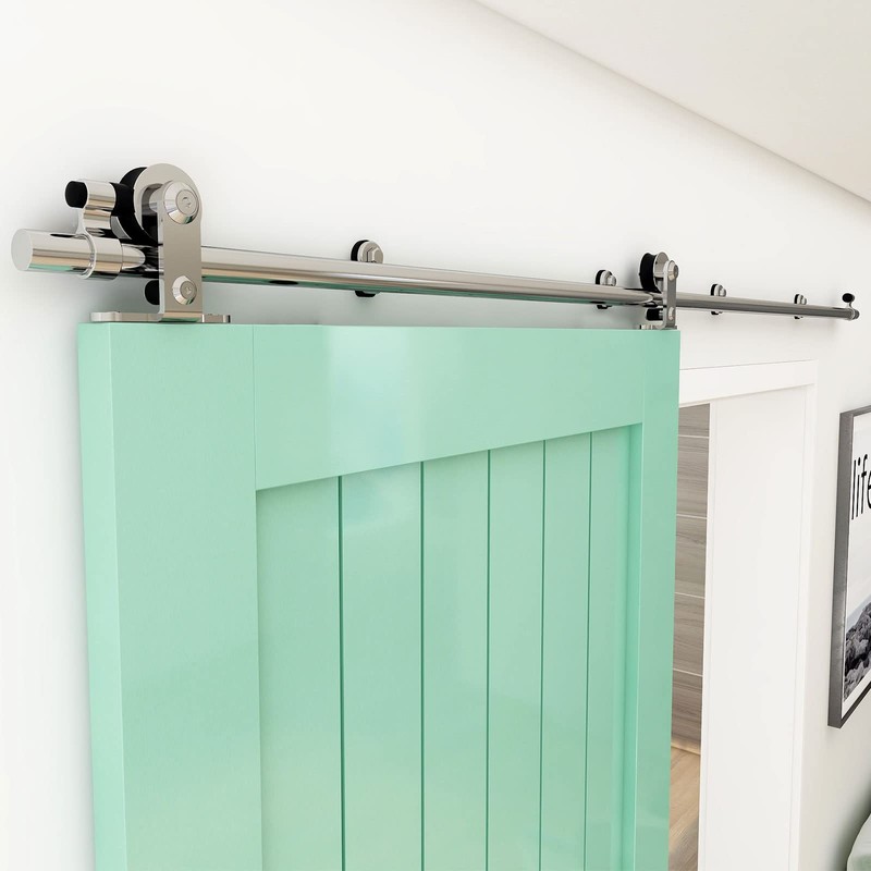 CCJH Sliding Barn Door Hardware Hangers Only 2pcs Stainless Steel