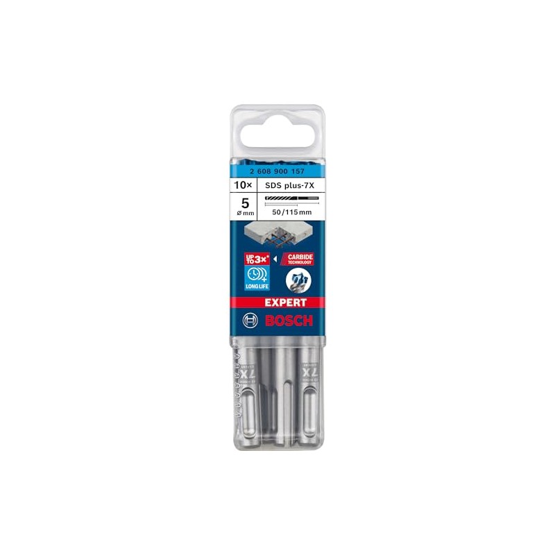 Bosch Expert 7X SDS-plus Carbide Hammer Drill Bit Diameter x