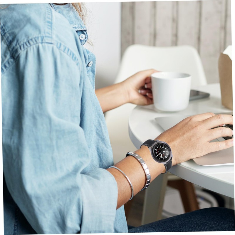LABRIMP Grey Protective Shell for Smartwatch Full Coverage TPU Case