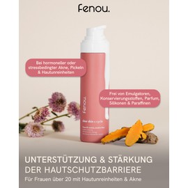 Fenou Acne Cream for Blemished Skin | Skin Barrier Strengthening with OLT® Technology | No Harmful Ingredients | Clear Skin Care for Women from 20