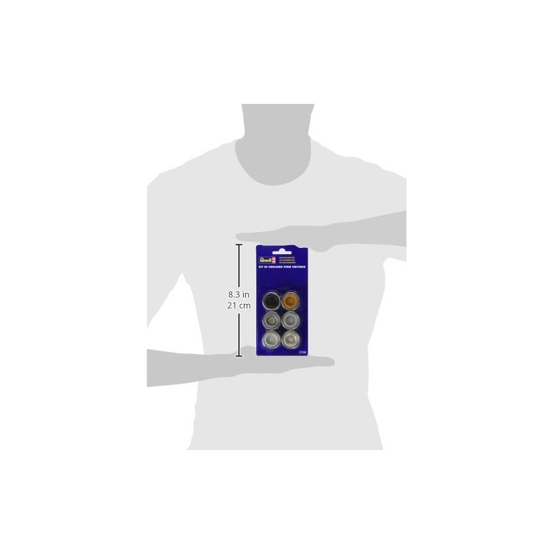 Revell 32344 32344-Autombile Colour Set 2, 6X Enamel Paints, Beige,