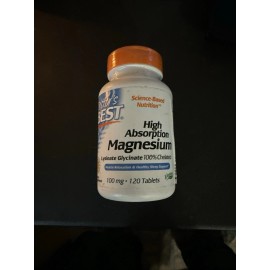 Doctor's Best High Absorption Magnesium  120 tabs exp. 12/25 free delivey