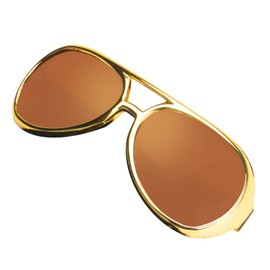 50's 60's Glasses – 6 Pairs 50's Rockstar Aviator Sunglasses, Funny Party Costume for Celebrity