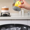 Soap Dispensing dish Pot Brush, Kitchen Wire Cleaning Brush Set,