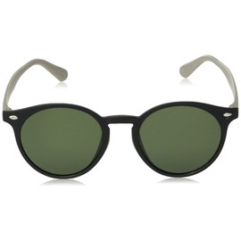 Slasher K021 / SHINE Kids' Sunglasses (Boston Type) Glasses, BK/GNP (polarized)