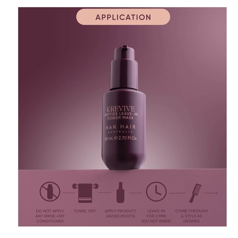 NAK Hair K.REVIVE Peptide Leave-In Power Mask 80ml