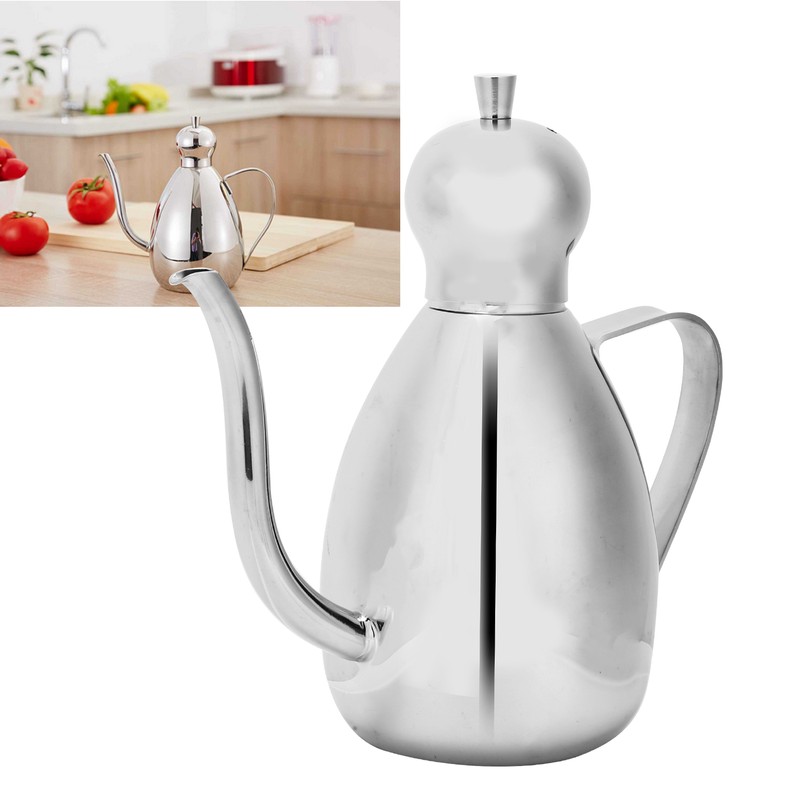 Mini Oil Bottle 304 Stainless Steel Oil Dispenser Vinegar Container