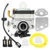 JUUDDENPARTS 20016-81020 Carburetor Kit, Replacement for Ryobi S430 Lawn Mower,