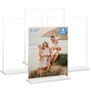 Douildhaiy Acrylic Picture Frame 4x6 inches, 4 Pack Clear Plastic