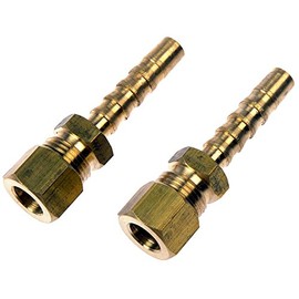 Dorman 800-036 Fuel Line Adapter - 5/16 In. Steel to 5/16 In.(8mm) Nylon Tubing, 2 Pack Universal Fit