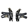 FPD NWL-363 Road Bike Pedals with Integrated Toe Clips Cages