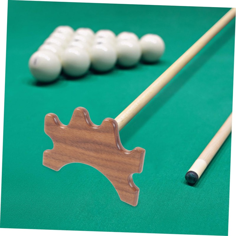 Mipcase Wooden Pool Cue Bridge Stand Portable Billiard Cue Holder