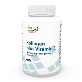 Vita World Collagen 500mg + Vitamin E 24mg 100 Capsules