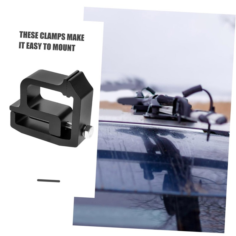 ABOOFAN 2pcs Heavy Duty Truck Cap Clamps Aluminum C Clamps