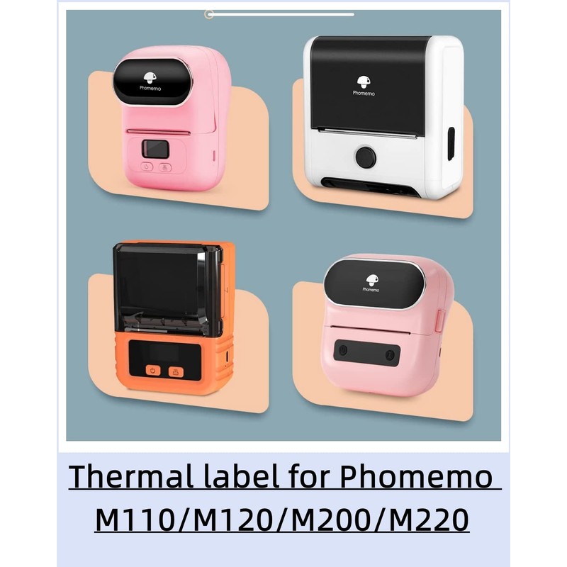 Phomemo Circle Label for M110/M120/M200/M220 Label Maker, 1.96" x 1.96"（50x50