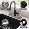 2PCS 15" X 5.5" Kitchen Sink Splash Guard Faucet Mat