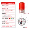 YASONG LTE-1101MJ Rotating Warning Light with 90dB Buzzer, AC110V-120V Industrial