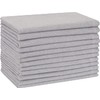 HOMIDATE Cloth Napkins 100% Cotton 18x18 inch,Light Grey, Set of