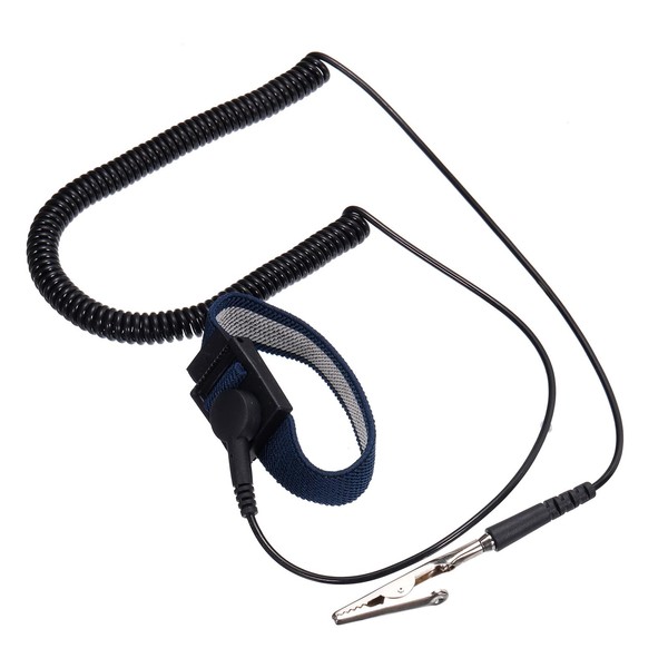 QUARKZMAN ESD Antistatic Wrist Strap 6 ft PU Adjustable Antistatic