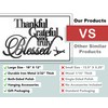 Vivegate Thankful Grateful Blessed Wall Decor – Home Thankful Iron