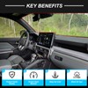 Foldable Windshield Sunshade with Suction Cup Compatible with Toyota Tacoma