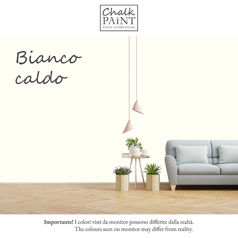 Chalk Paint Everything® Bianco Caldo Chalk Paint, Water-based for All